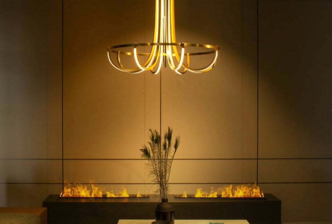 Camino elettrico ad acqua idraulico Modulo Brace 100 Metal MULTICOLOUR maisonFire - Foto 6