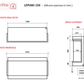 Camino elettrico a LED Lepiaki 150 maisonFire - Scheda tecnica ufficiale maisonFire