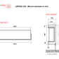 Camino elettrico a LED Lepiaki 220 maisonFire - Scheda tecnica ufficiale maisonFire