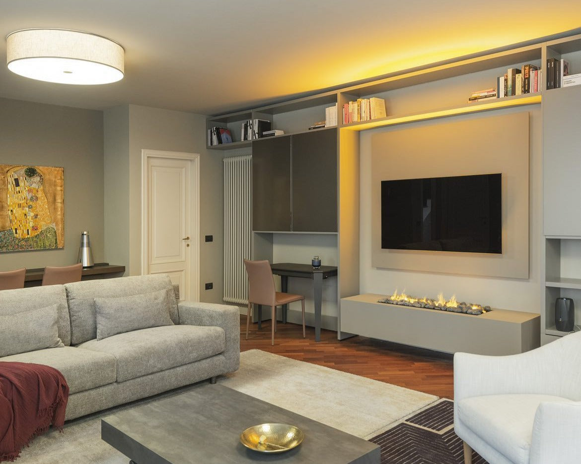 Camino elettrico ad acqua idraulico Modulo Brace 100 Metal MULTICOLOUR maisonFire - Foto 7