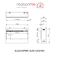 Elecharme Slim 1200/450 maisonFire - Scheda tecnica ufficiale maisonFire