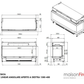 Elecharme Linear Angolare 1300 maisonFire - Scheda tecnica ufficiale maisonFire - Tavola 1 di 2