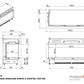 Elecharme Linear Angolare 1300 maisonFire - Scheda tecnica ufficiale maisonFire - Tavola 2 di 2