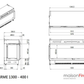 Elecharme Linear Frontale 1300 maisonFire - Scheda tecnica ufficiale maisonFire