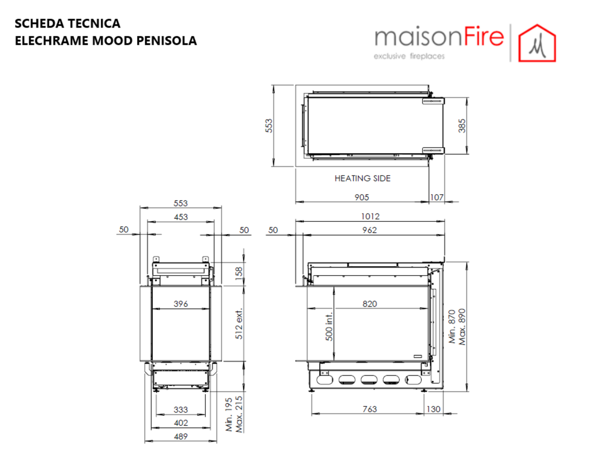 Elecharme Mood Penisola maisonFire - Scheda tecnica ufficiale maisonFire