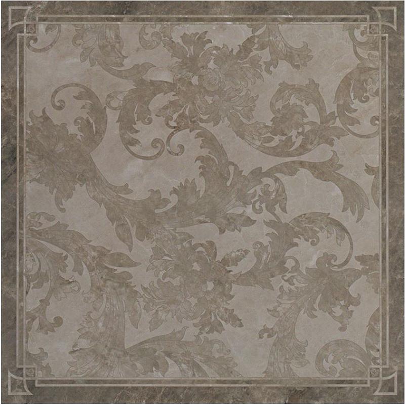 Versace Marble Decorato Cassettonato Foglia Grigio 58,5x117,5 Lux