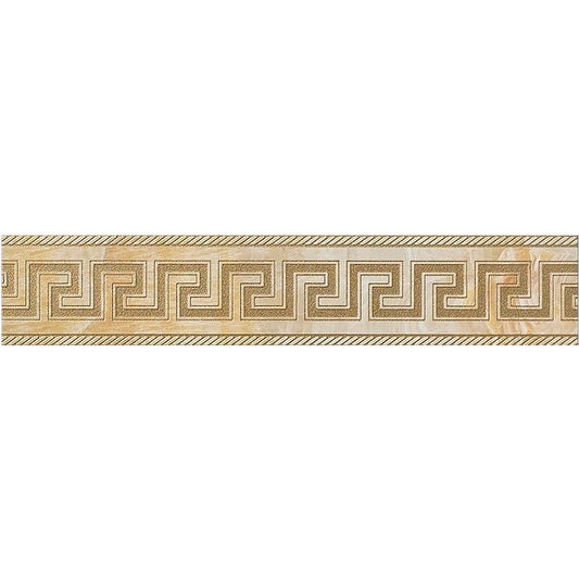Versace Marble Fascia Greca Oro 11,5X58,5 Lux