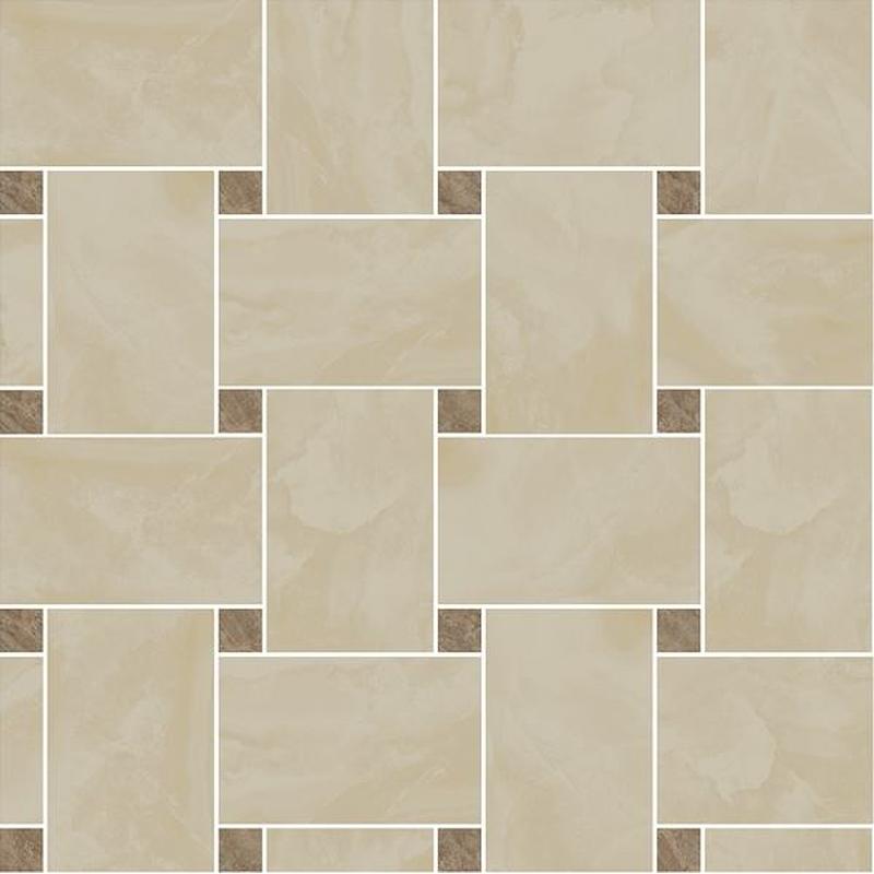 Versace Marble Mosaico Intreccio Beige/Marrone 29,1x29,1 Lux