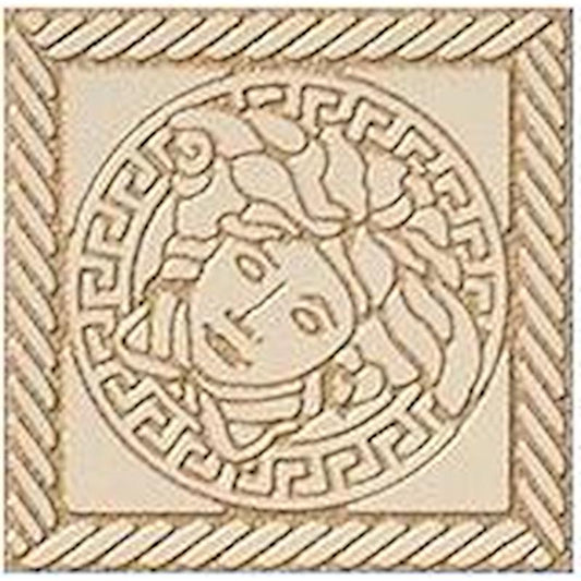 Versace Marble Tozzetto Medusa Beige 11,5X11,5 Lux