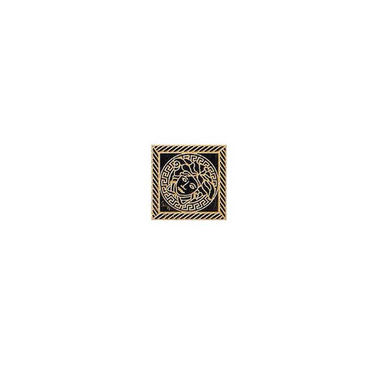 Versace Marble Tozzetto Medusa Nero 11,5X11,5 Lux