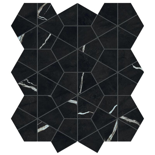 Marvel Meraviglia Black Origin Hexagon Lapp. 40,3x46,6 - Gres Porcellanato di Atlas Concorde - Prezzo solo €204! Compra ora su CEGO CERAMICHE