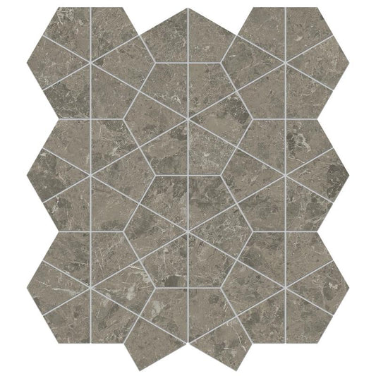 Marvel Meraviglia Grigio Elegante Hexagon Lapp. 40,3x46,6 - Gres Porcellanato di Atlas Concorde - Prezzo solo €204! Compra ora su CEGO CERAMICHE