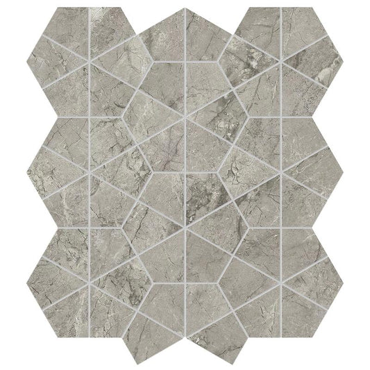 Marvel Meraviglia Silver Majestic Hexagon Lapp. 40,3x46,6 - Gres Porcellanato di Atlas Concorde - Prezzo solo €204! Compra ora su CEGO CERAMICHE