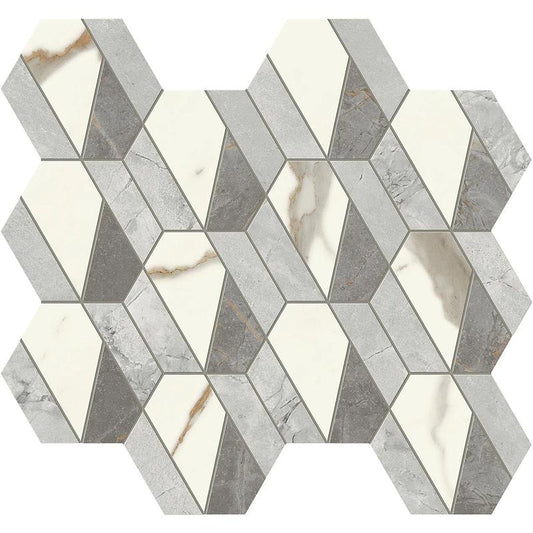 Marvel X Mosaico Hive Hex Lappato 37,2x32,2 - Gres Porcellanato di Atlas Concorde - Prezzo solo €237.72! Compra ora su CEGO CERAMICHE