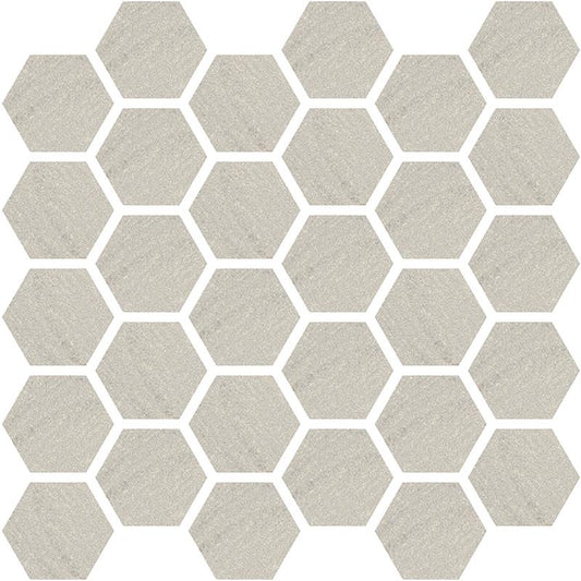 COEM Meridien Grigio Mosaico Esagoni Naturale Lucidato
