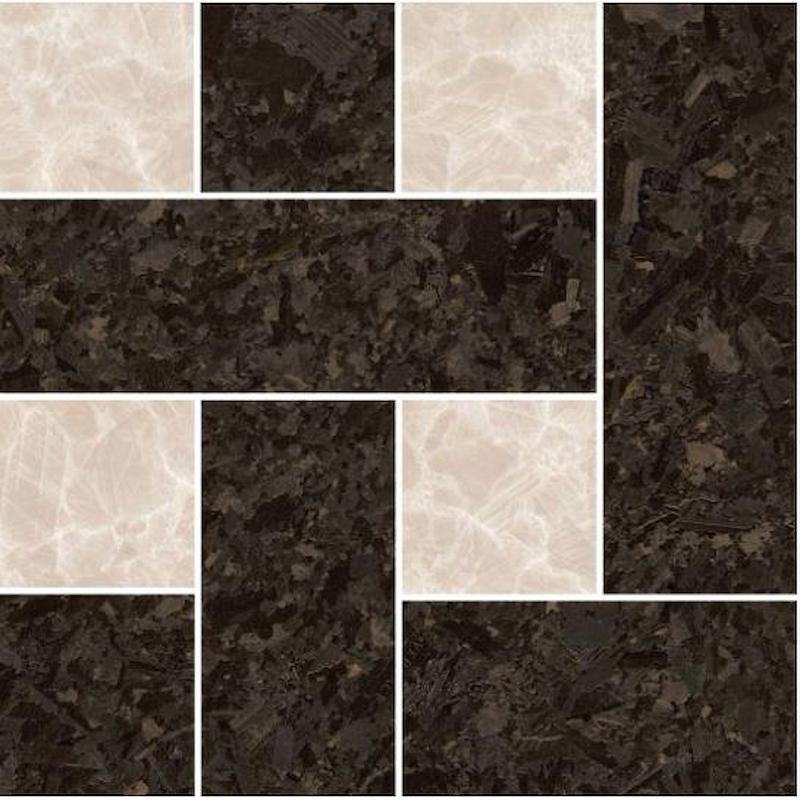 Versace Meteorite Mosaico Chesterfield Moka/Miele 30x30 Lappato