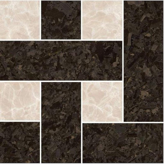 Versace Meteorite Mosaico Chesterfield Moka/Miele 30x30 Lappato