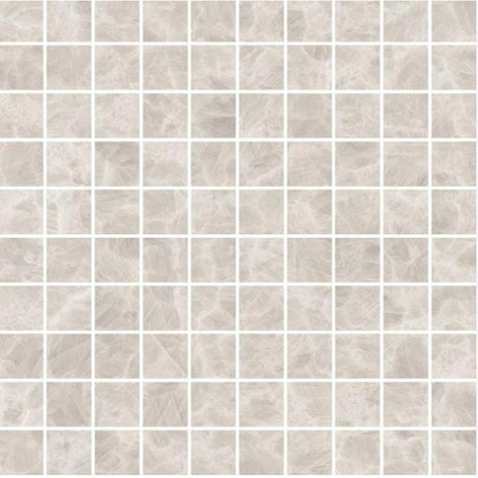 Versace Meteorite Mosaico T100 Bianco 30x30 Lappato