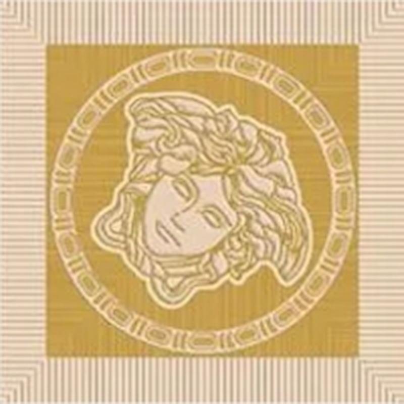 Versace Meteorite Tozzetto Medusa Miele/Oro 2,7x2,7 Lappato