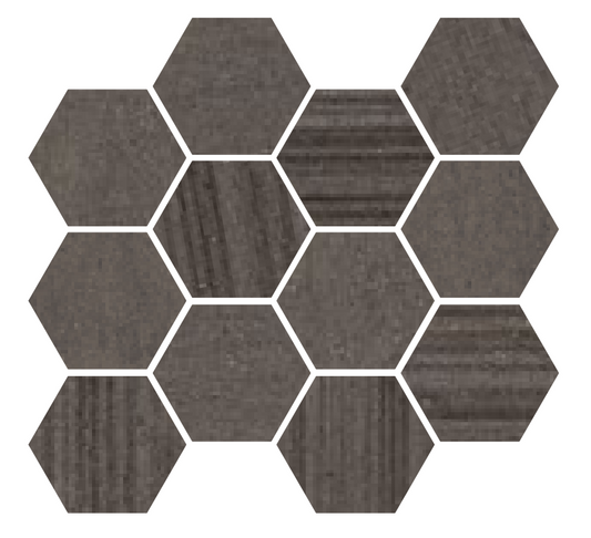 COEM Remixed Moka Mosaico Exa 23x27 Naturale