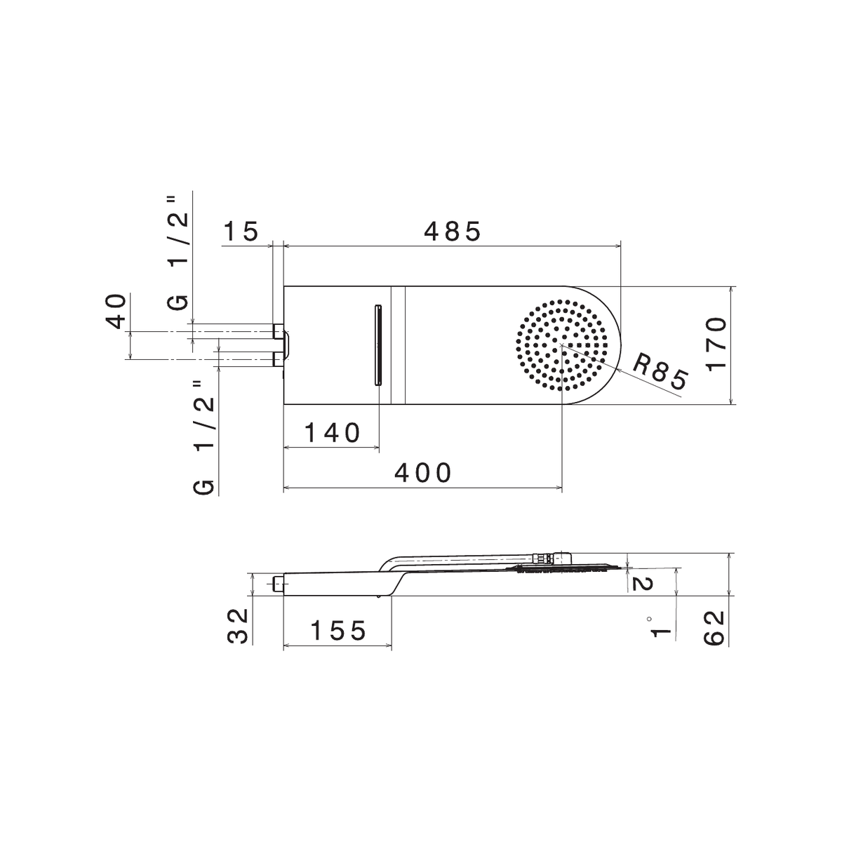 Newform 139 - disegno tecnico