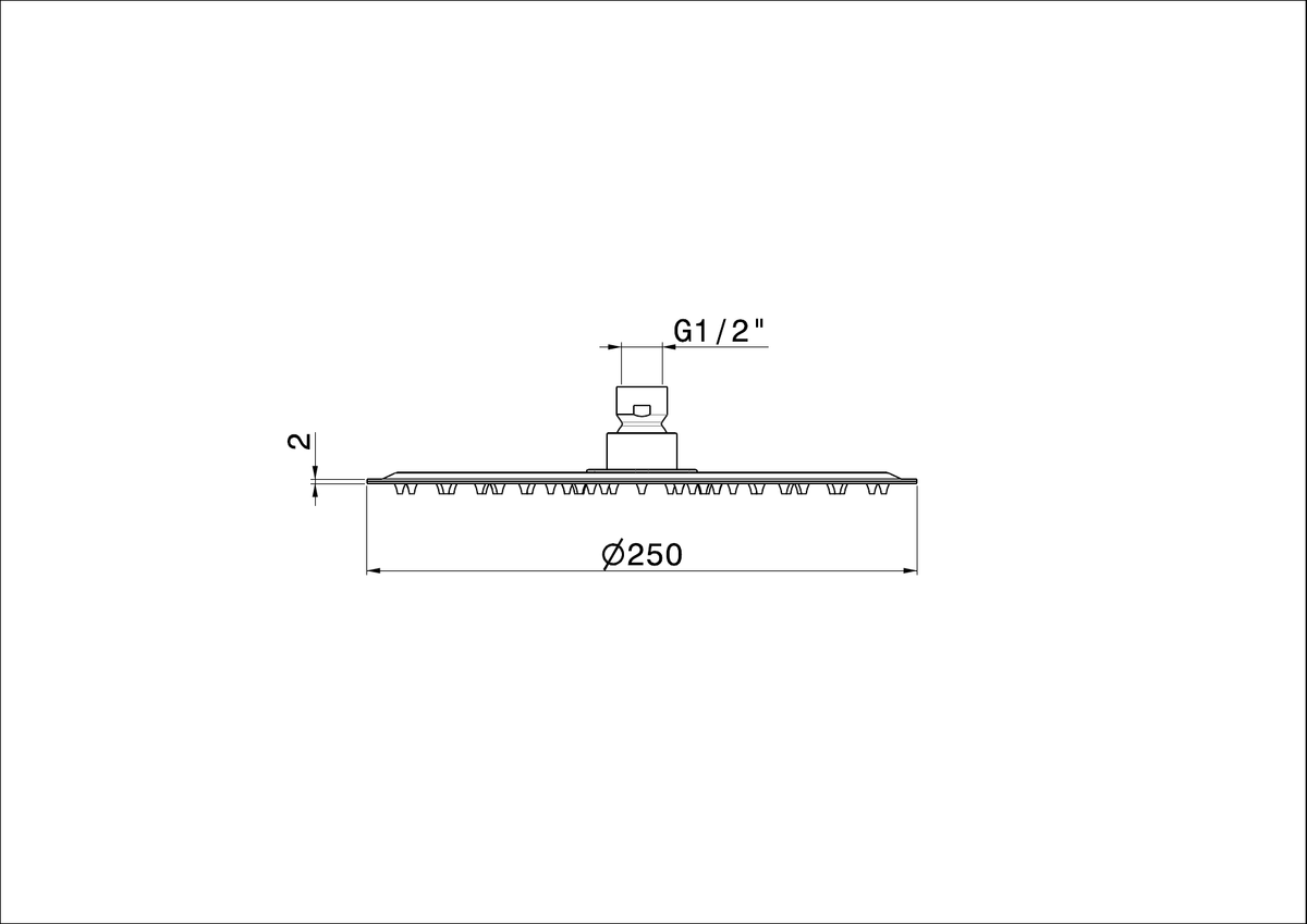 Newform 27027 - disegno tecnico