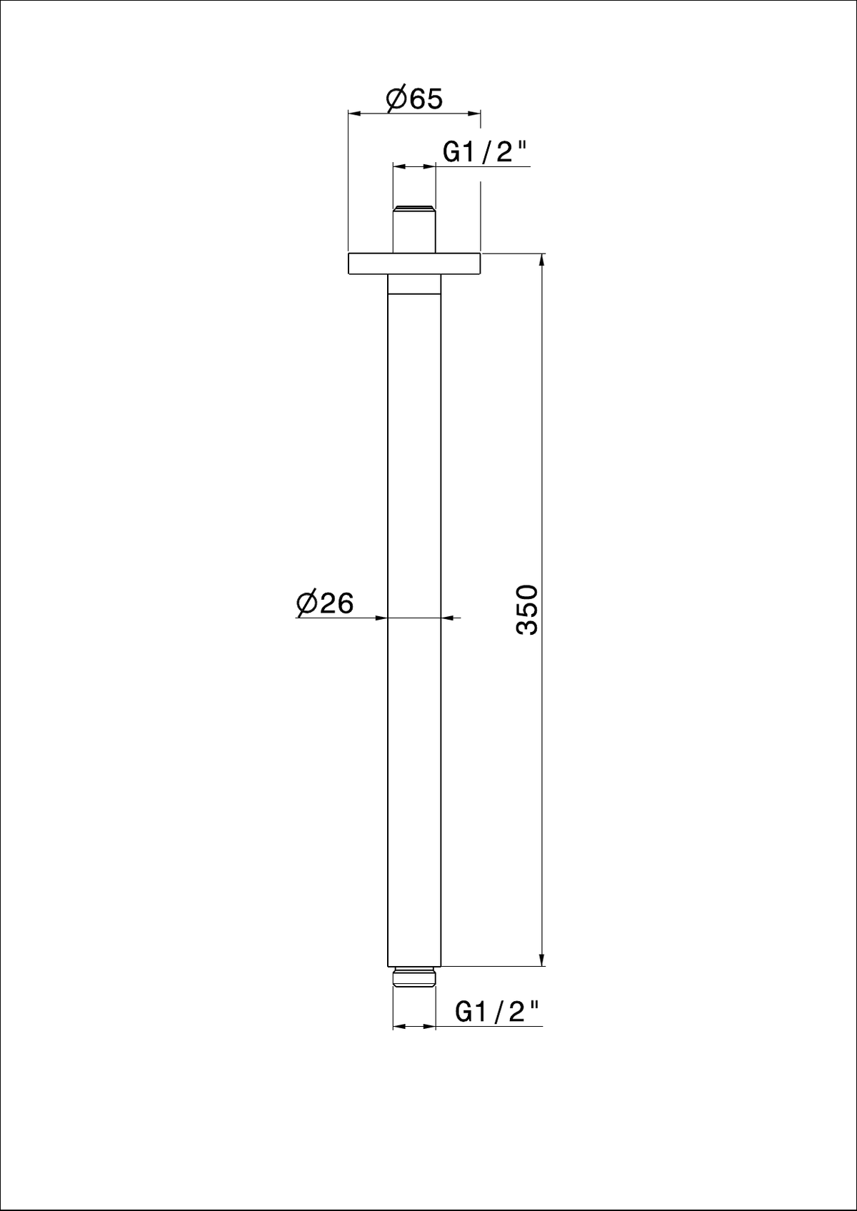 Newform 27680 - disegno tecnico