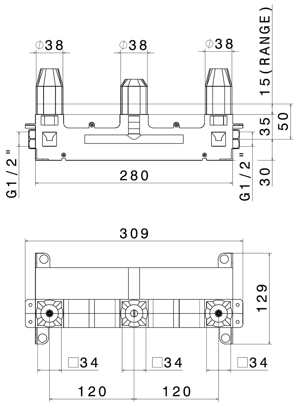 Newform 27753 - disegno tecnico
