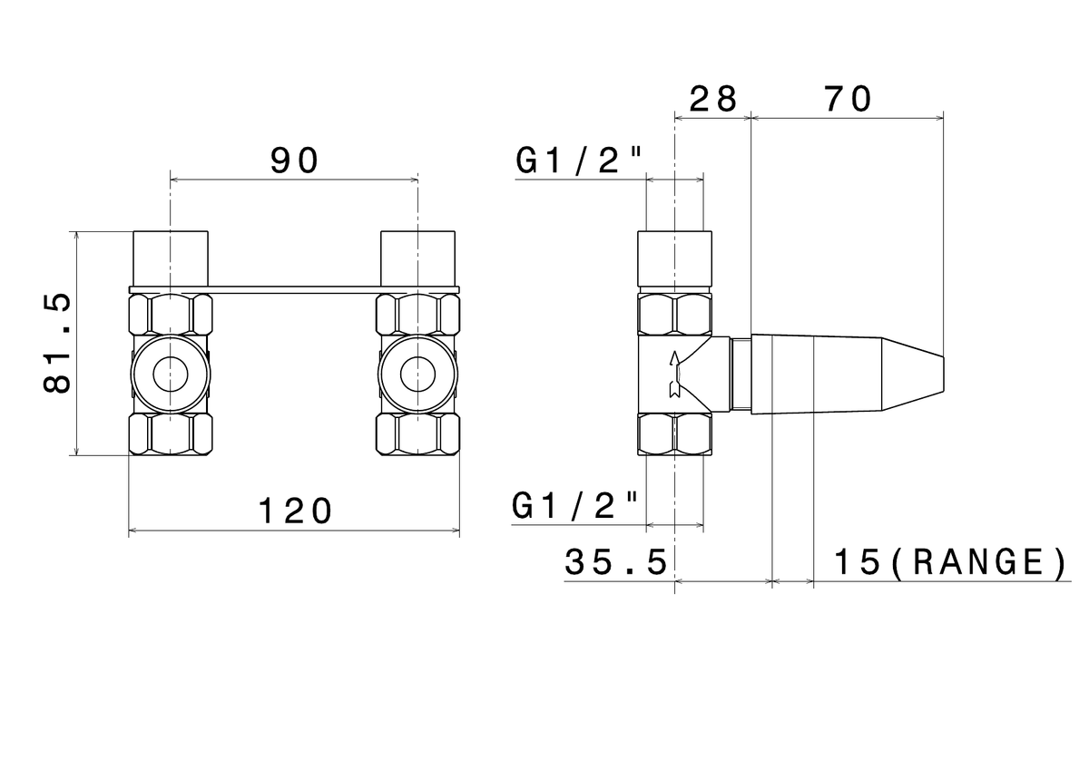Newform 27754 - disegno tecnico