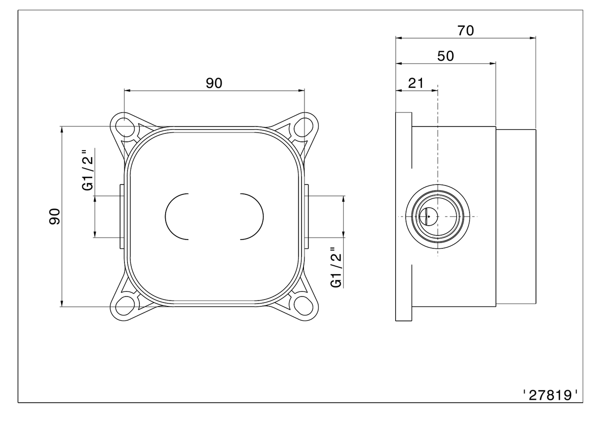 Newform 27819 - disegno tecnico