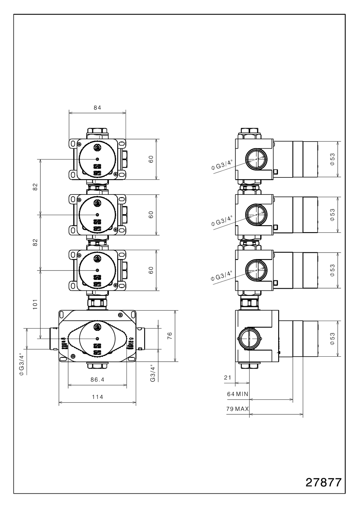 Newform 27877 - disegno tecnico