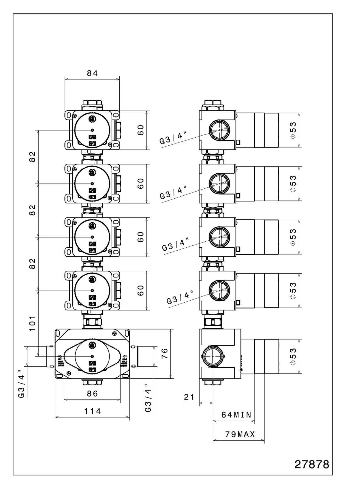 Newform 27878 - disegno tecnico