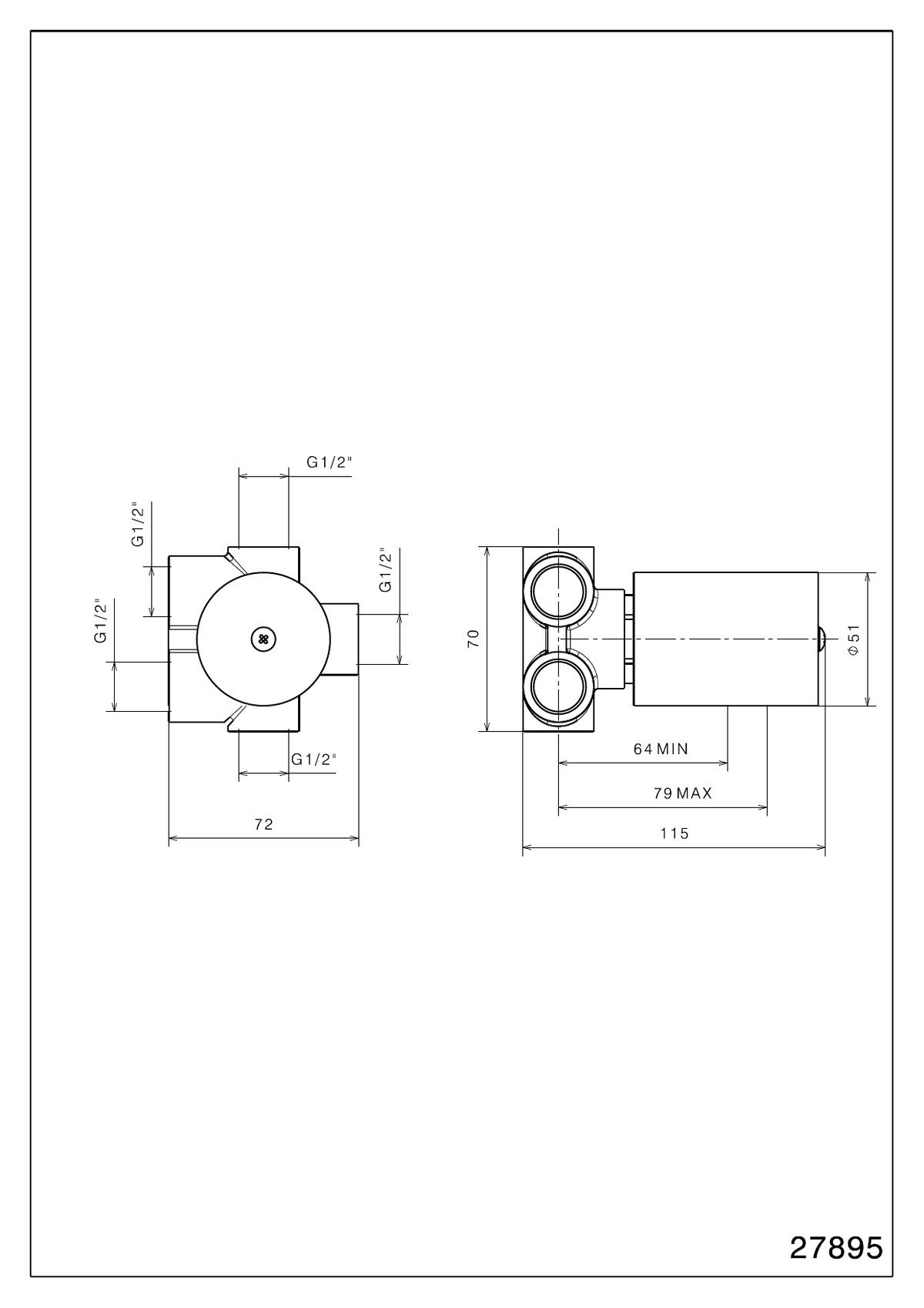 Newform 27895 - disegno tecnico
