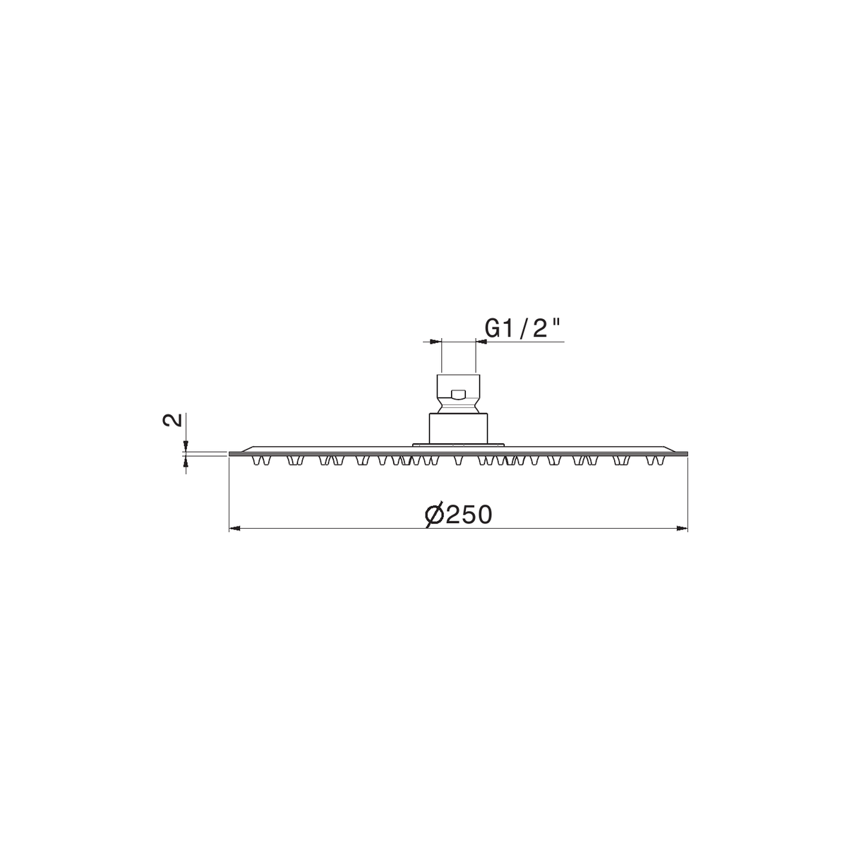 Newform 29392X - disegno tecnico