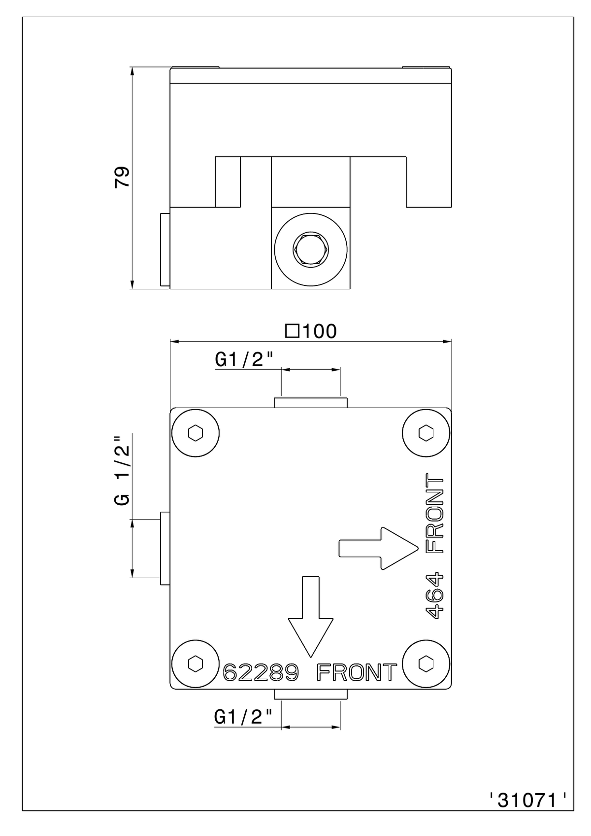 Newform 31071 - disegno tecnico