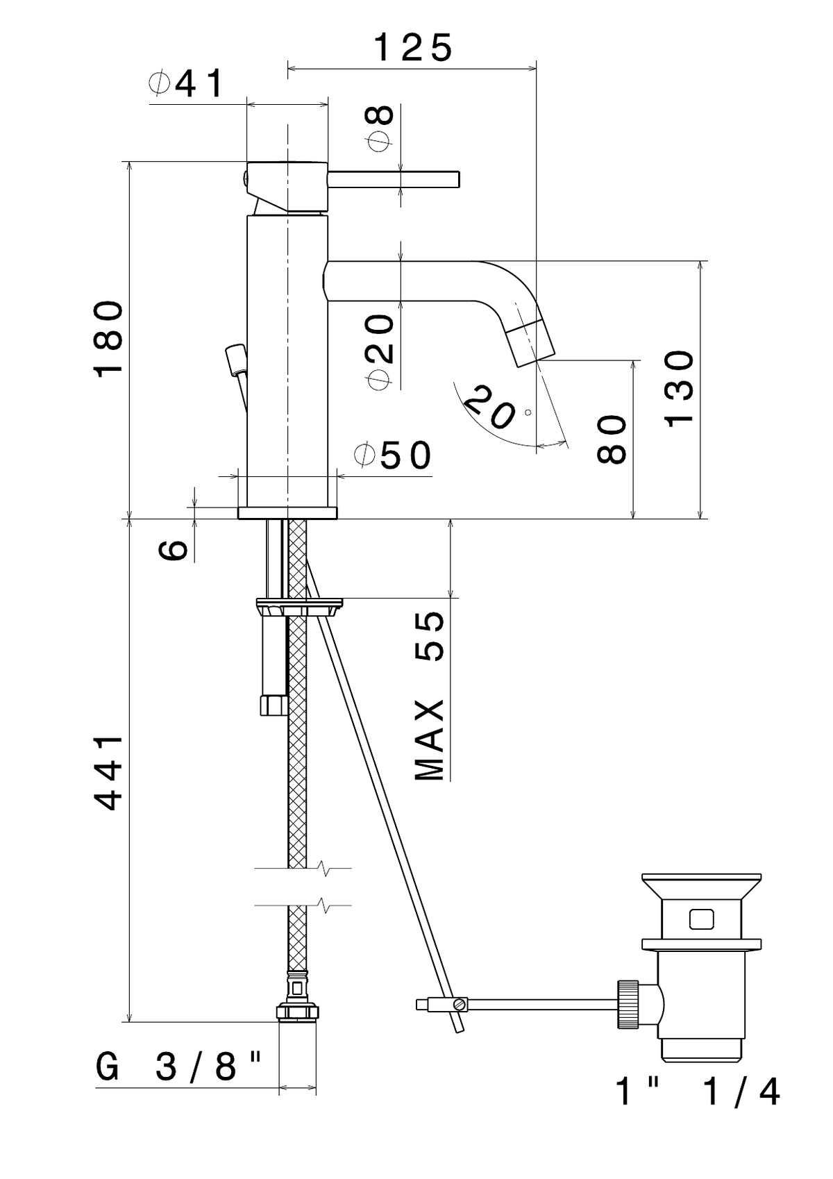Newform 4200 - disegno tecnico