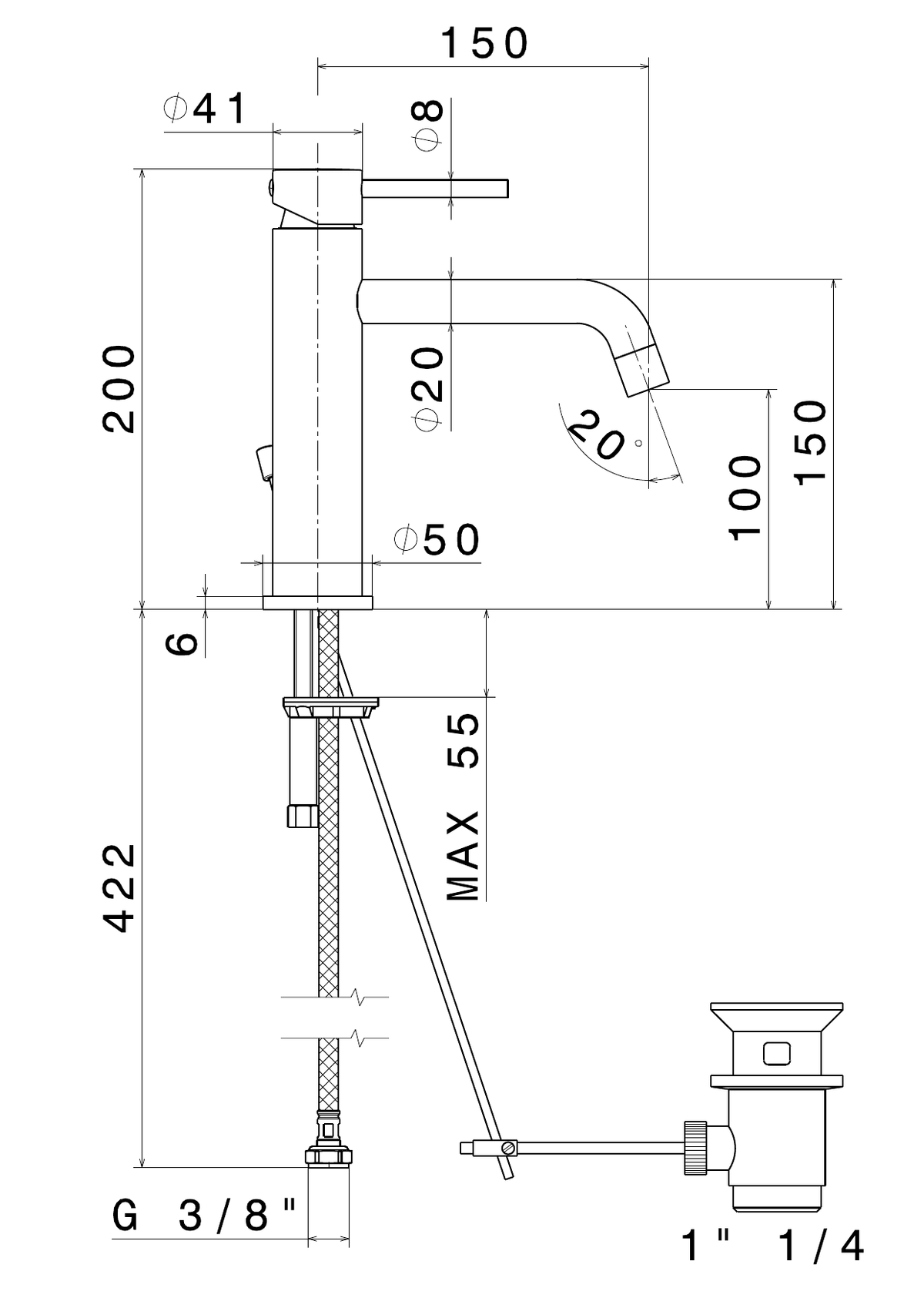 Newform 4201 - disegno tecnico