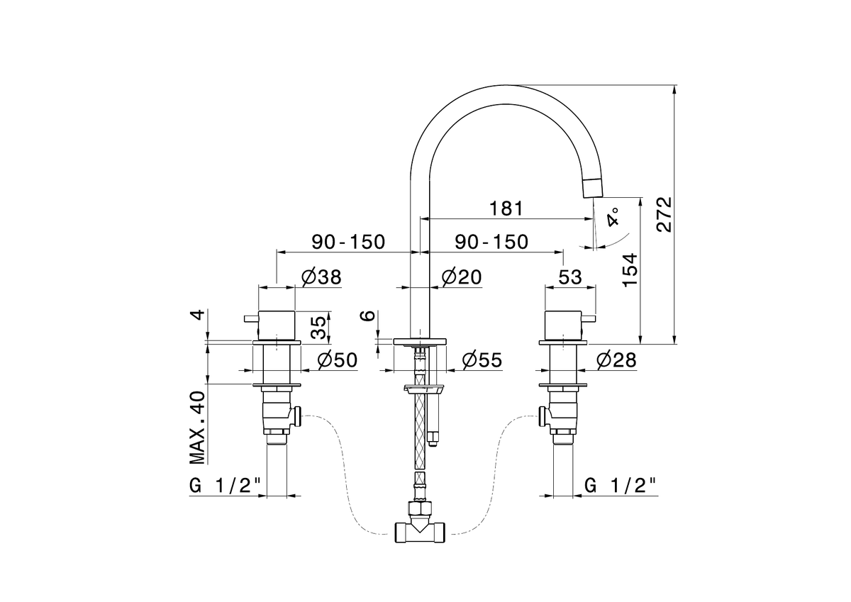 Newform 4202 - disegno tecnico