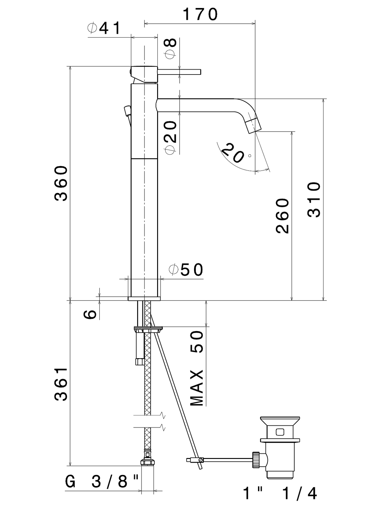 Newform 4204 - disegno tecnico