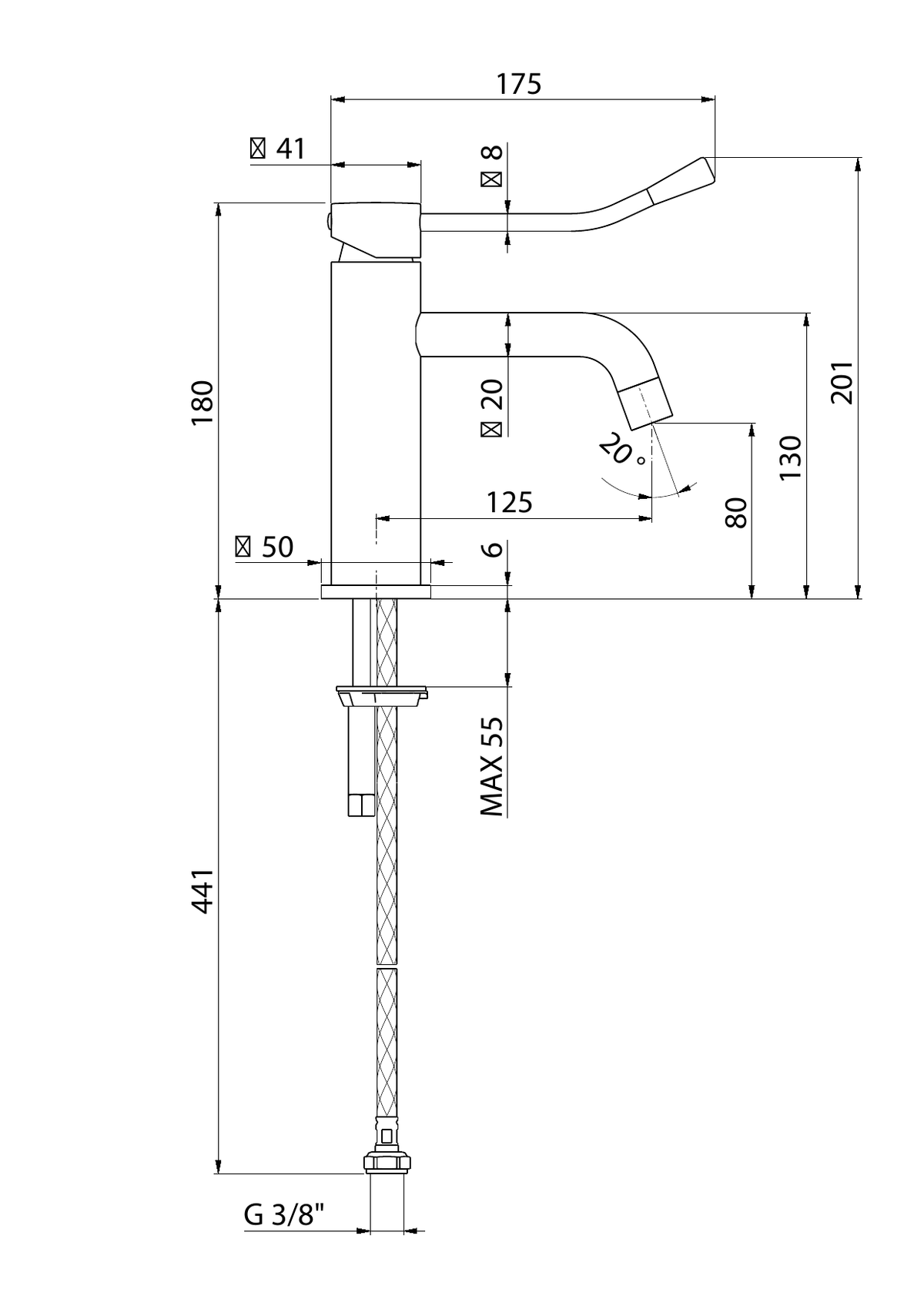 Newform 4207 - disegno tecnico