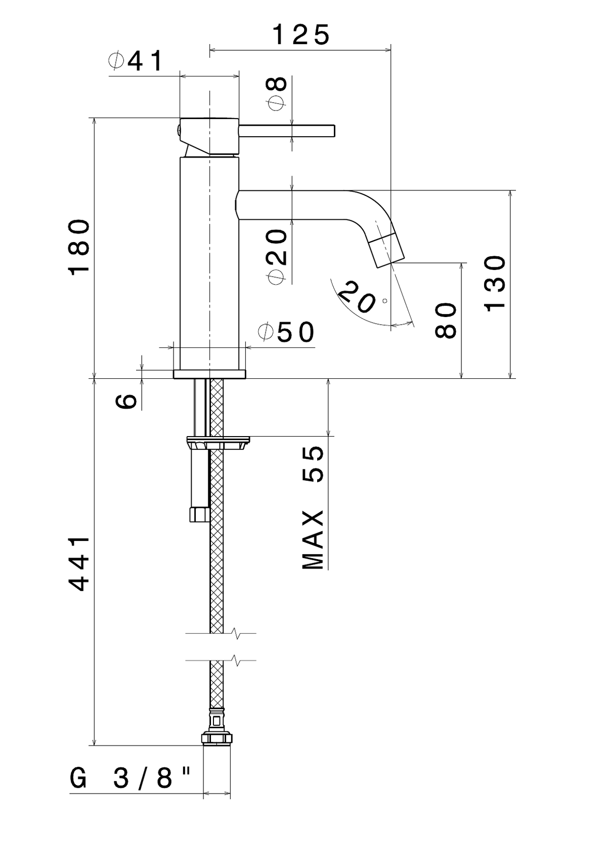 Newform 4208 - disegno tecnico