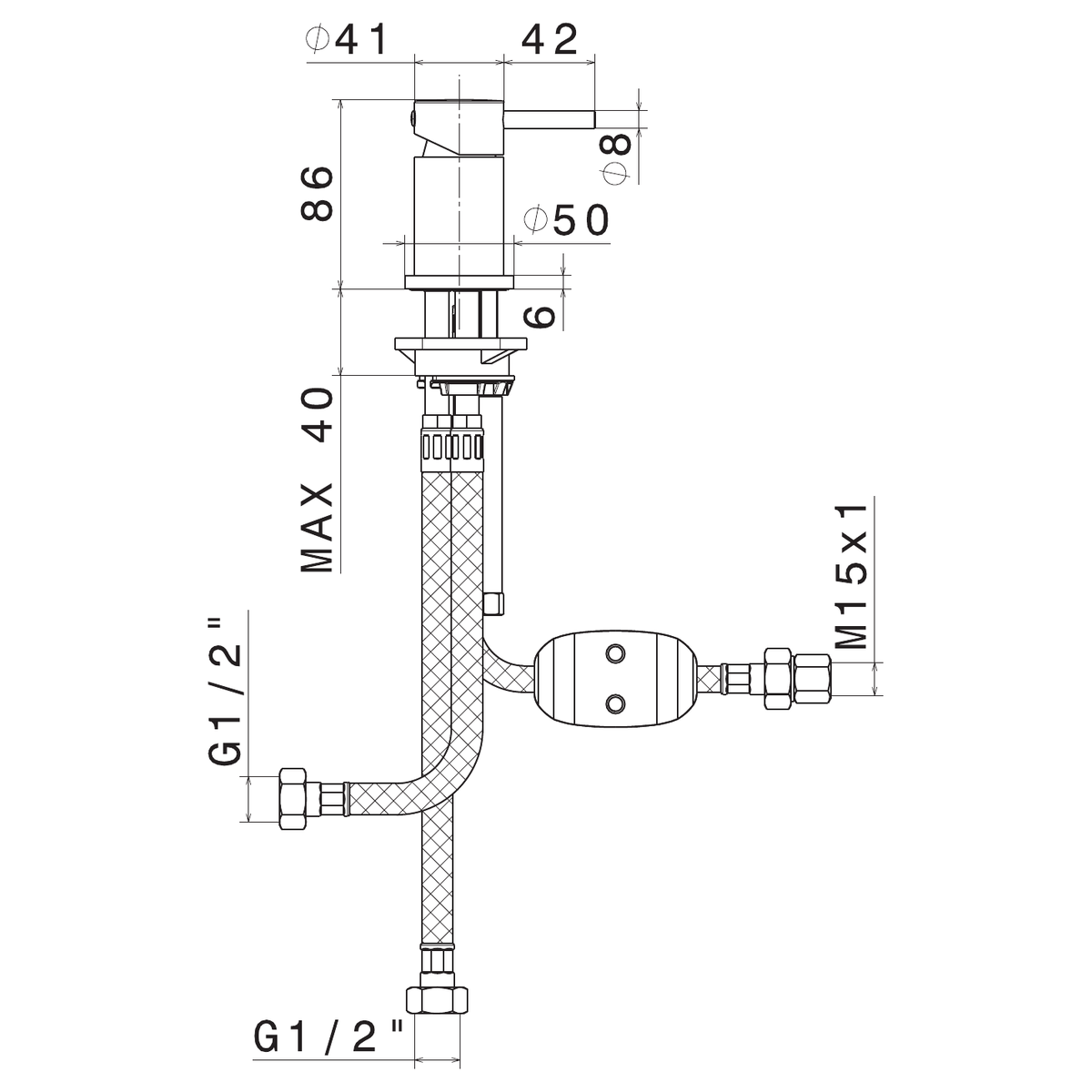 Newform 4288 - disegno tecnico