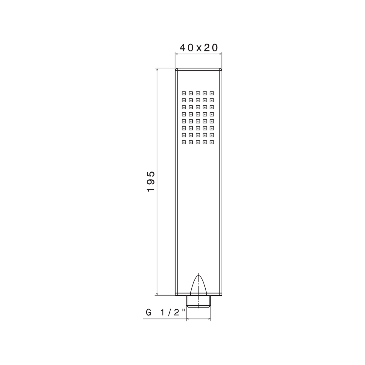 Newform 523 - disegno tecnico