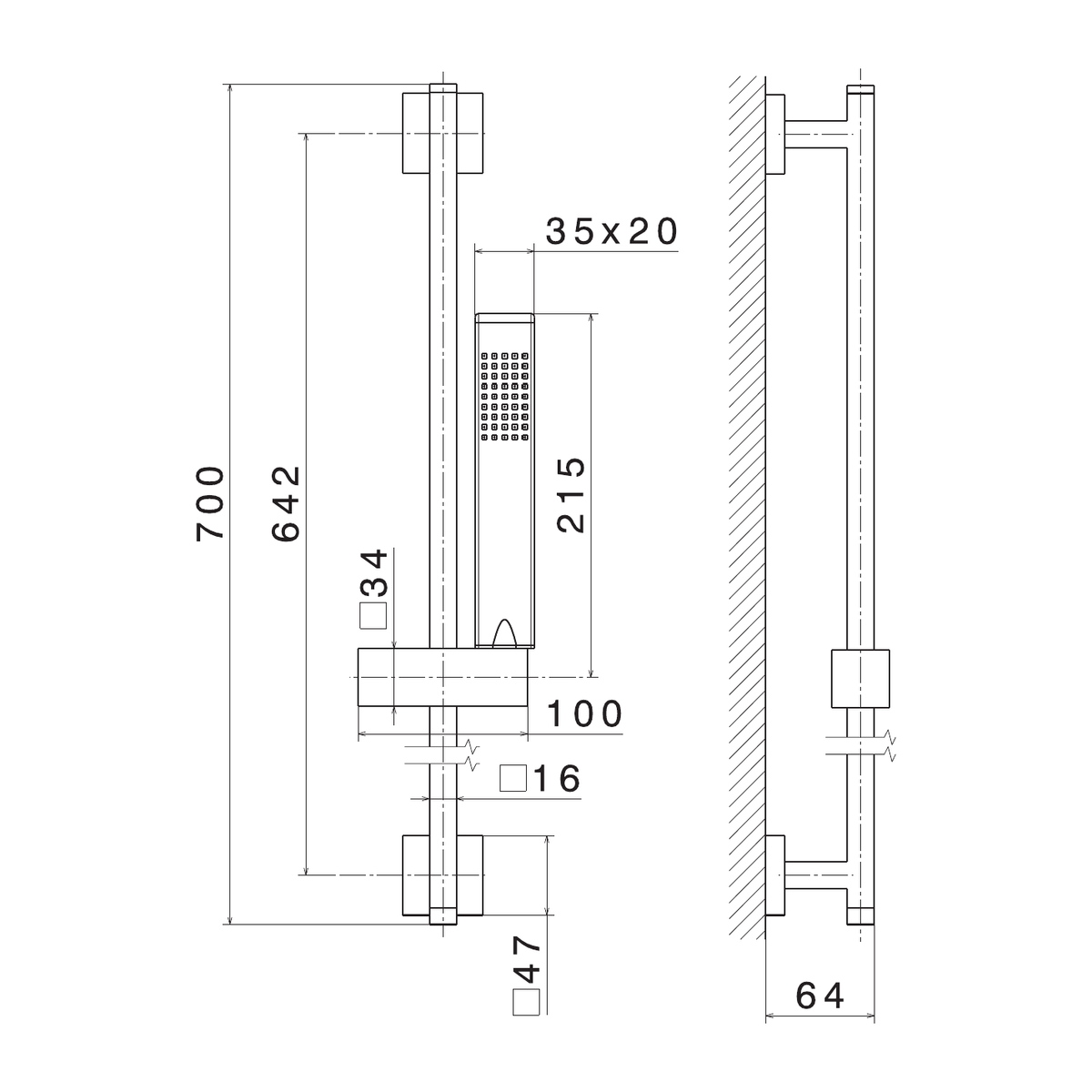 Newform 62556 - disegno tecnico
