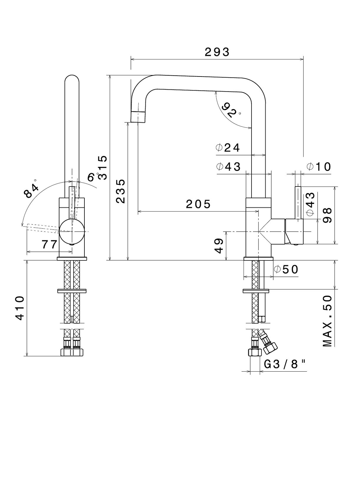 Newform 63420 - disegno tecnico