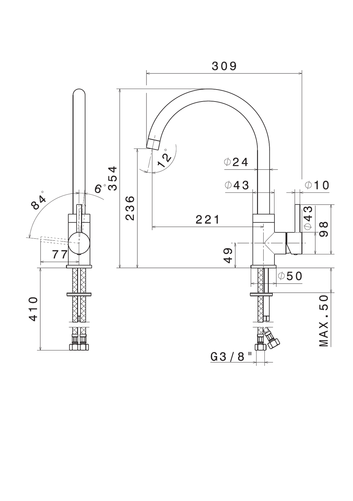 Newform 63421 - disegno tecnico