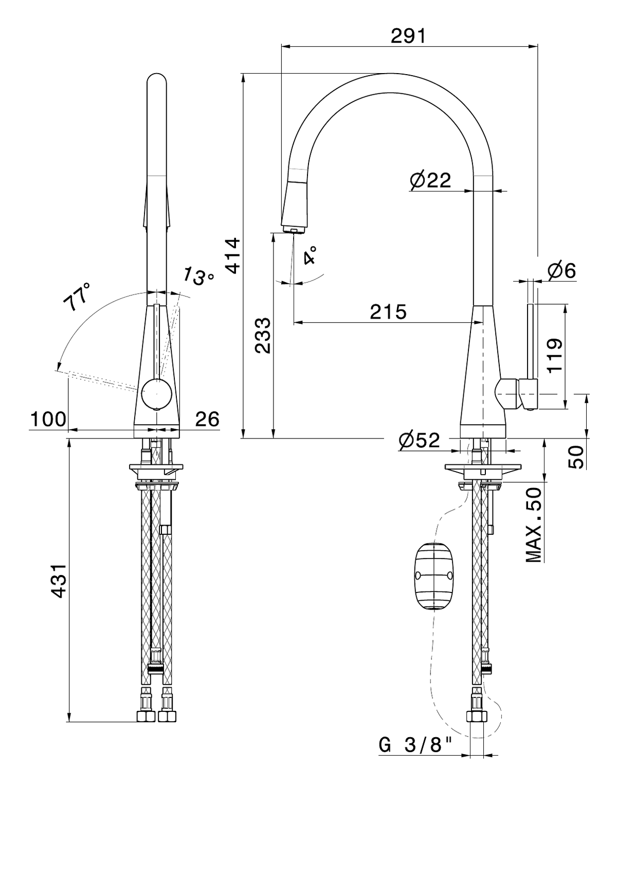 Newform 64215 - disegno tecnico