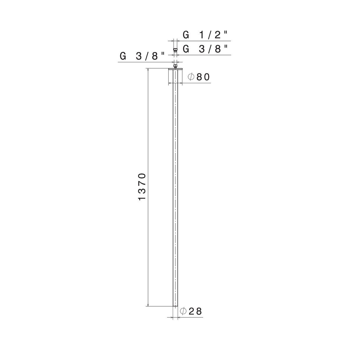 Newform 65843 - disegno tecnico