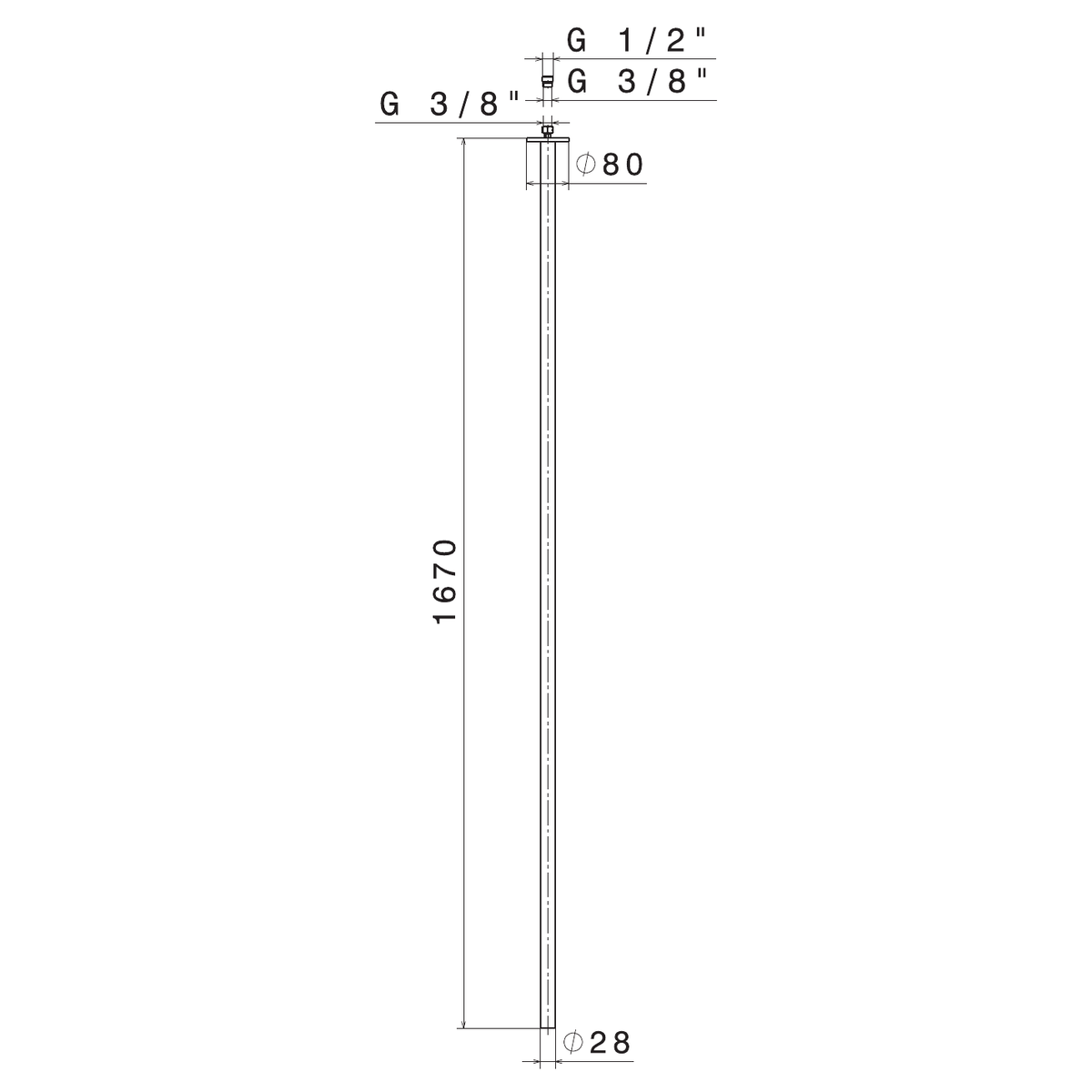 Newform 65845 - disegno tecnico