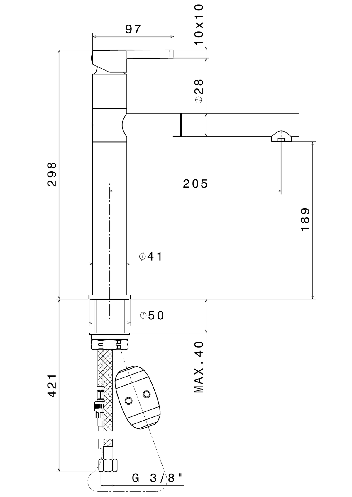 Newform 65915 - disegno tecnico
